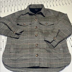 Madewell Plaid Shacket.  Size XS